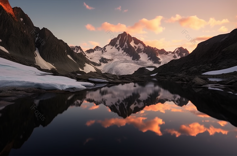 日落时分的瑞士雪山摄影图,高清,摄影图,摄影图片,图片大全,摄影图免费下载